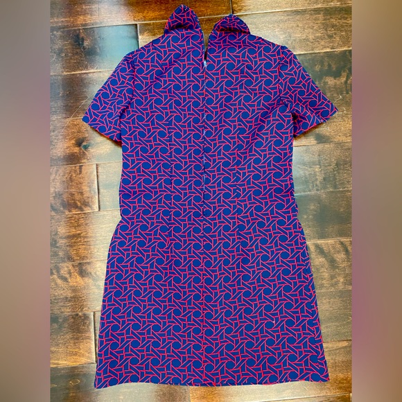 Classic 1960’s Navy & Red Stewardess Style Dress - Jackie O Style - Picture 7 of 9
